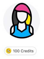 profile 100 credits